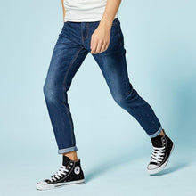 Load image into Gallery viewer, jeans for men slim fit pants classic jeans male denim